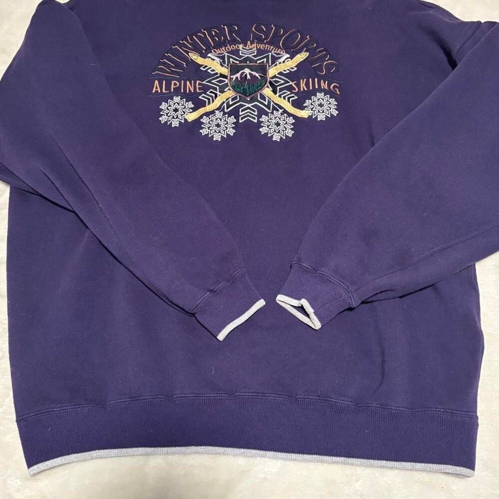 Unbranded Women's Purple Sweatshirt